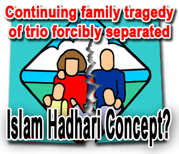 Continuing family tragedy of trio forcibly separated