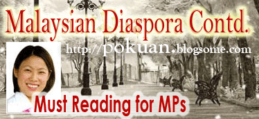 Malaysian Diaspora Contd. - Po Kuan's Blog