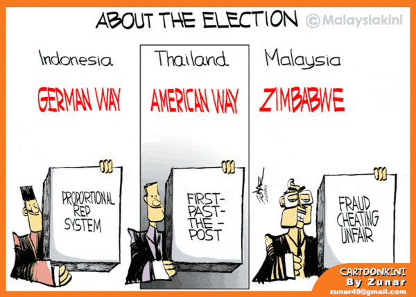 Election ala Malaysia by Zunar