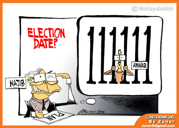 Election date? by Zunar